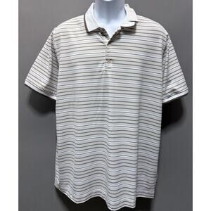 Abercrombie & Fitch Soft A&F Air Knit Polo Striped Size XL Preppy Casual New